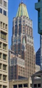 10 Light Street, a landmark office building, was converted to apartments. Formerly Bank of America Building, Baltimore Trust Company Building.