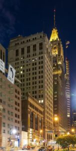 10 Light Street is an historic landmark office building converted to apartments. Formerly Bank of America Building, Baltimore Trust Company Building.