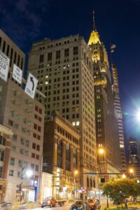 10 Light Street is an historic landmark office building converted to apartments. Formerly Bank of America Building, Baltimore Trust Company Building.