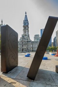 Philadelphia City Hall is at the geographic center of Philadelphia, and until 1986 was the city's tallest structure by "gentlemen's agreement."