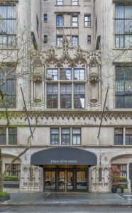 1 West 67th Street, Hotel des Artistes, anchors a whole block of artist studio residences.