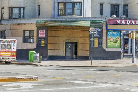 888 Grand Concourse, an Art Deco design by Emery Roth & Sons, is part of The Bronx's Grand Concourse Historic District.