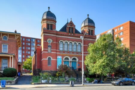 Charter Oak Cultural Center, former synagogue at 21 Charter Oak Avenue.