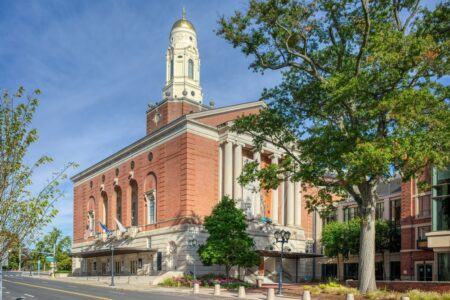 The Bushnell Center for the Performing Arts, aka Bushnell Theater, 166 Capitol Avenue at Trinity Street, Hartford CT