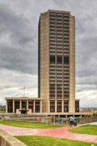 James Monroe Building, Richmond's tallest skyscraper, faces demolition as State Government looks to modernize offices.