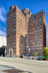 West Hospital, VCU Medical Center, 17-story Art Deco tower is still among Richmond's tallest buildings.