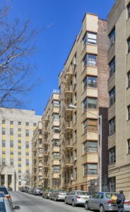 860 Grand Concourse, designed by Charles Kremborg, is an Art Deco landmark of the Grand Concourse Historic District.