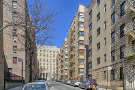 860 Grand Concourse, designed by Charles Kremborg, is an Art Deco landmark of the Grand Concourse Historic District.