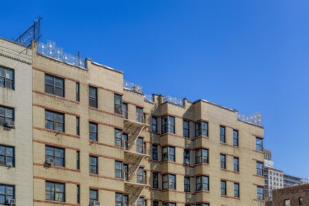 860 Grand Concourse, designed by Charles Kremborg, is an Art Deco landmark of the Grand Concourse Historic District.