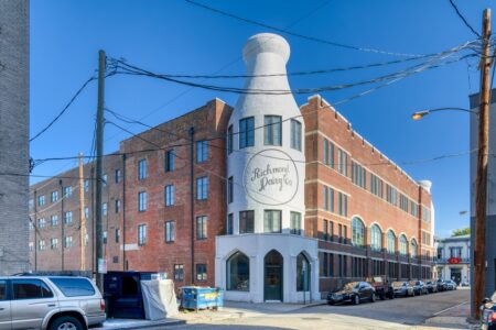 Richmond Dairy Apartments is the adaptive re-use of a quirky dairy-cum-ice cream factory that closed its doors in 1970.