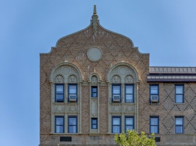 45 West 81st Street, Excelsior Hotel, was built in 1922, designed by Sugarman & Hess in neo-Moorish/Spanish Renaissance style. The building is part of the Upper West Side/Central Park West Historic District.